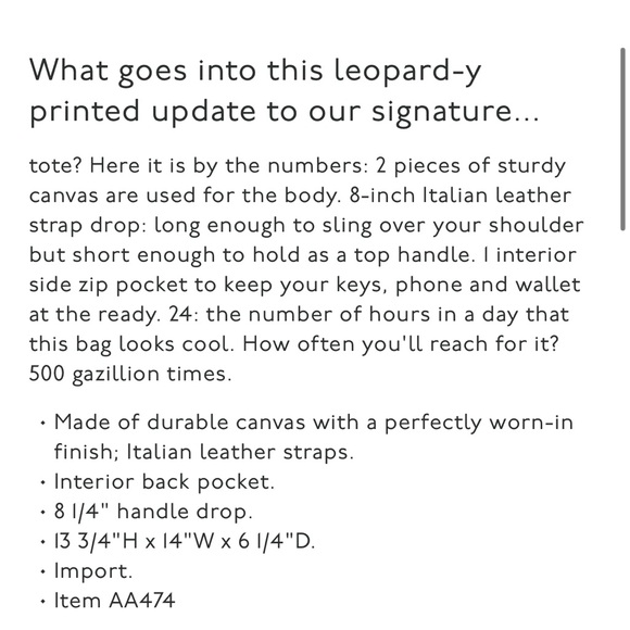 Madewell The Canvas Transport Tote in Painted Spots - Picture 2 of 16